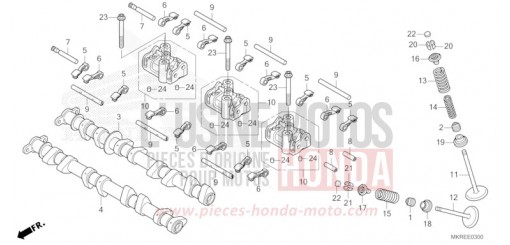 ARBRE A CAMES/SOUPAPE CBR1000SPR de 2024
